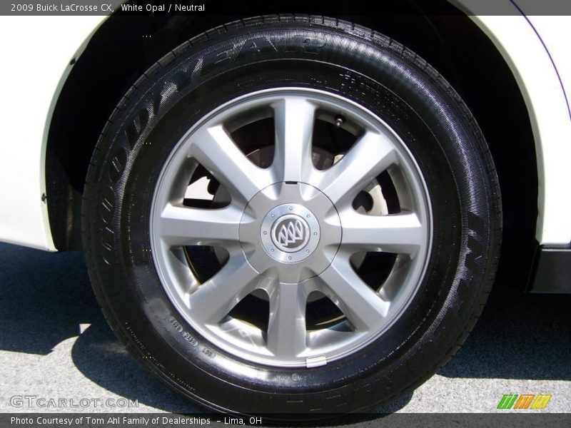 White Opal / Neutral 2009 Buick LaCrosse CX