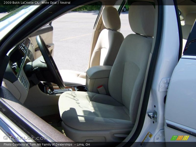 White Opal / Neutral 2009 Buick LaCrosse CX