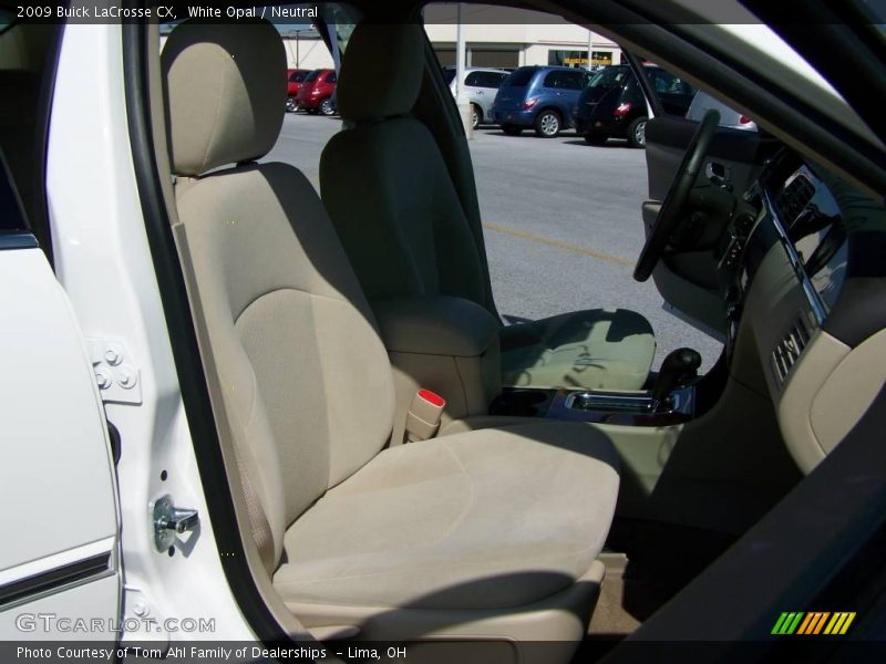 White Opal / Neutral 2009 Buick LaCrosse CX