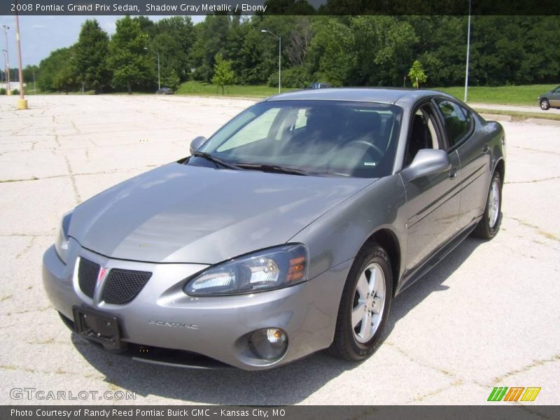 Shadow Gray Metallic / Ebony 2008 Pontiac Grand Prix Sedan