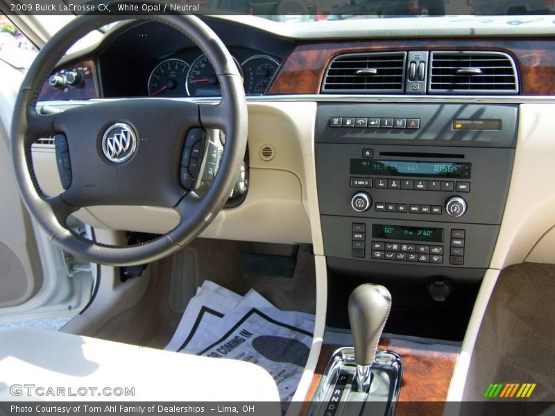 White Opal / Neutral 2009 Buick LaCrosse CX