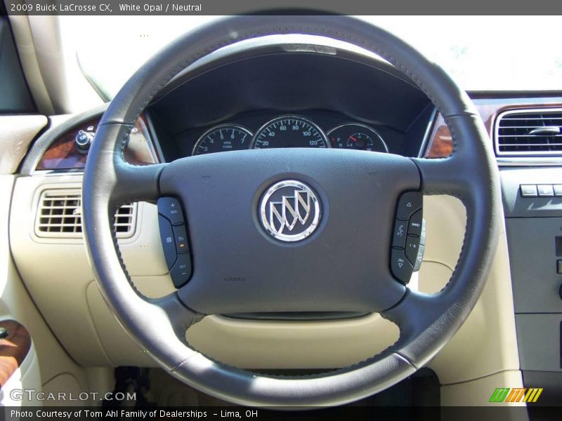 White Opal / Neutral 2009 Buick LaCrosse CX