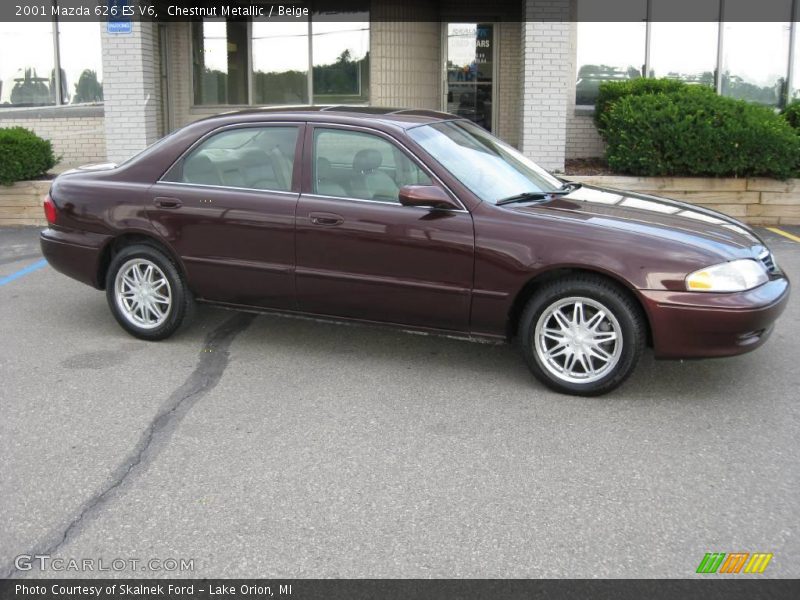 Chestnut Metallic / Beige 2001 Mazda 626 ES V6