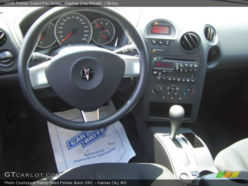 Shadow Gray Metallic / Ebony 2008 Pontiac Grand Prix Sedan