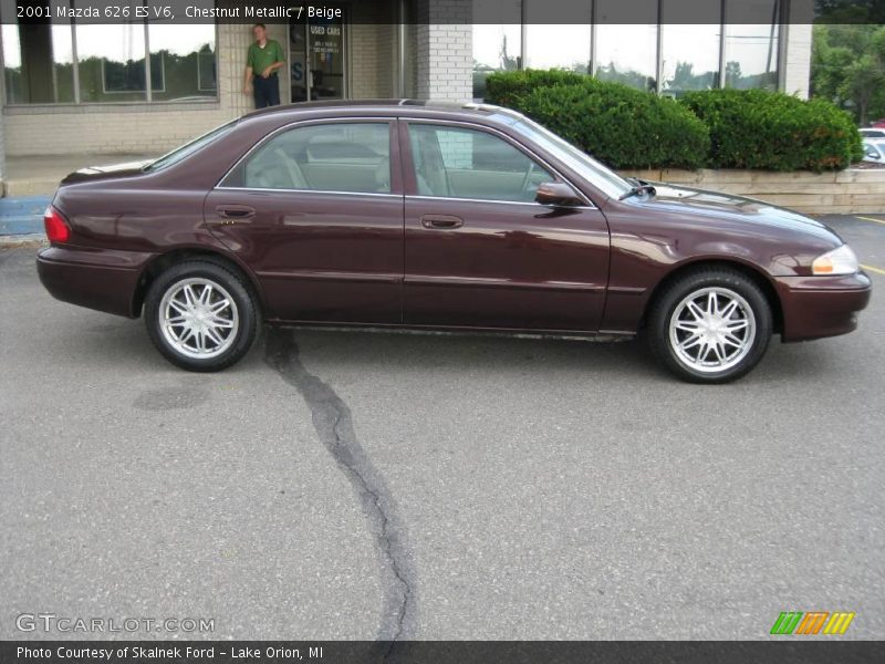 Chestnut Metallic / Beige 2001 Mazda 626 ES V6