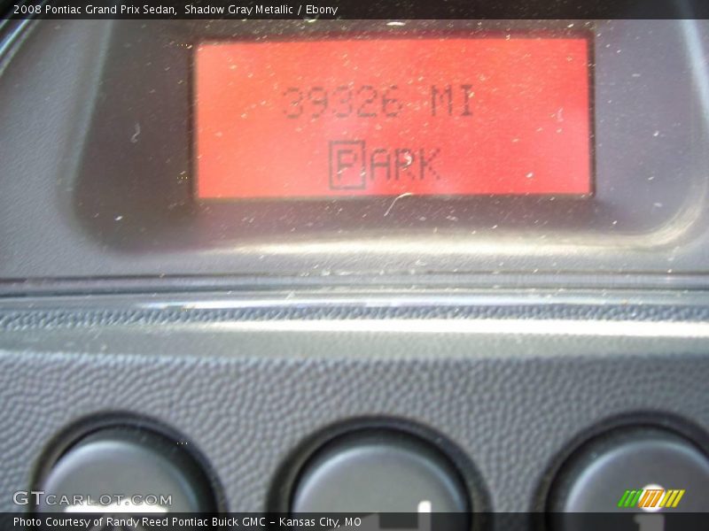 Shadow Gray Metallic / Ebony 2008 Pontiac Grand Prix Sedan