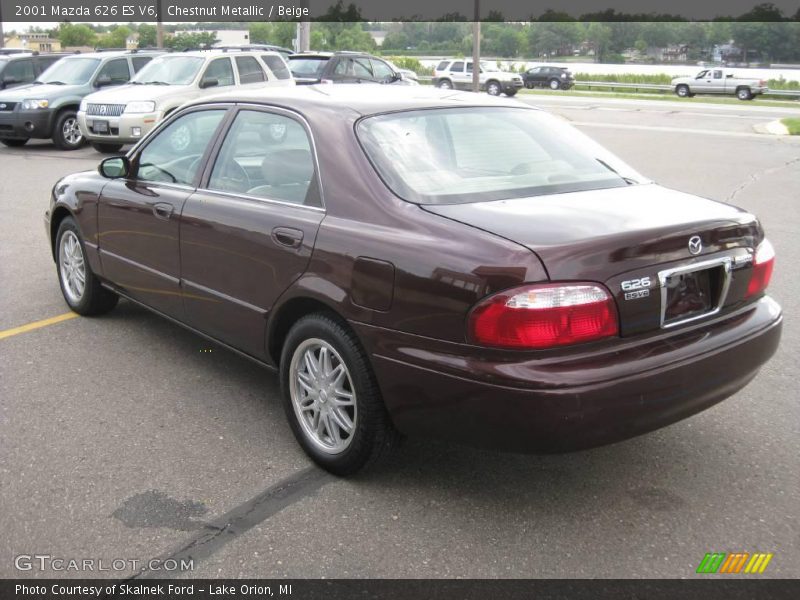 Chestnut Metallic / Beige 2001 Mazda 626 ES V6