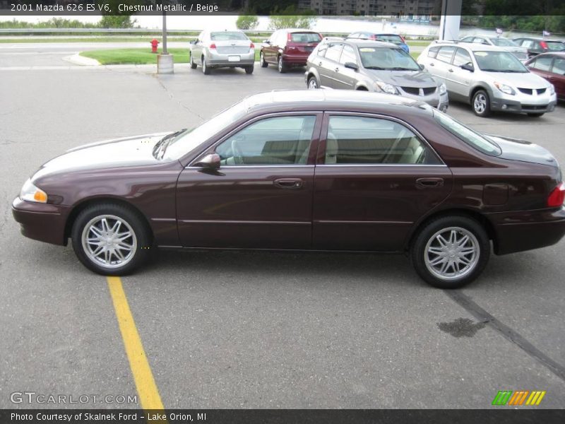 Chestnut Metallic / Beige 2001 Mazda 626 ES V6