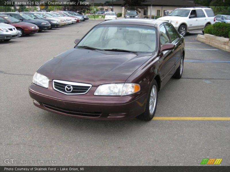 Chestnut Metallic / Beige 2001 Mazda 626 ES V6