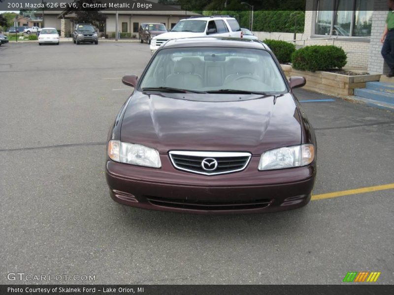 Chestnut Metallic / Beige 2001 Mazda 626 ES V6