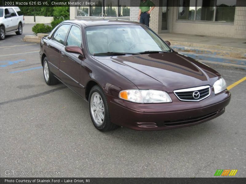 Chestnut Metallic / Beige 2001 Mazda 626 ES V6