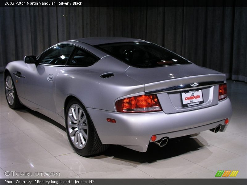 Silver / Black 2003 Aston Martin Vanquish