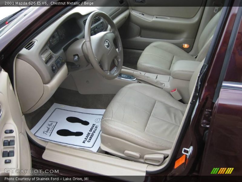 Chestnut Metallic / Beige 2001 Mazda 626 ES V6