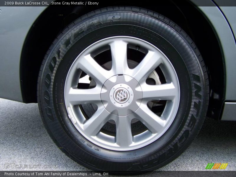 Stone Gray Metallic / Ebony 2009 Buick LaCrosse CXL