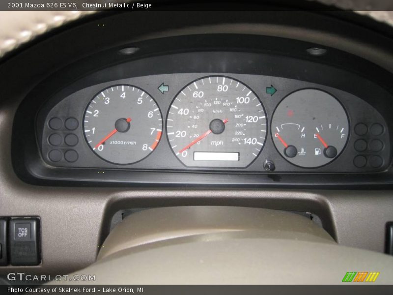 Chestnut Metallic / Beige 2001 Mazda 626 ES V6
