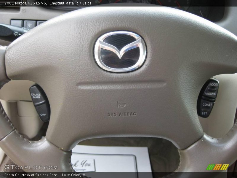 Chestnut Metallic / Beige 2001 Mazda 626 ES V6