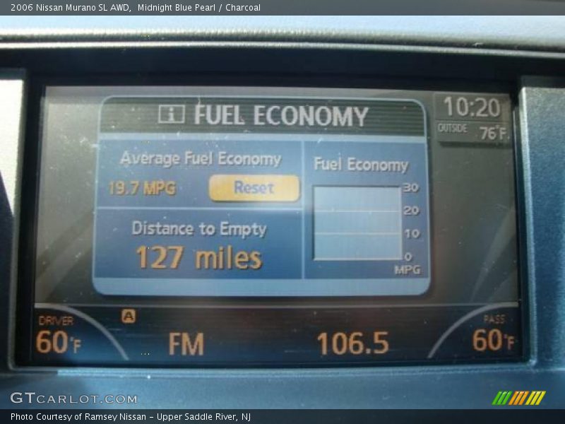 Midnight Blue Pearl / Charcoal 2006 Nissan Murano SL AWD