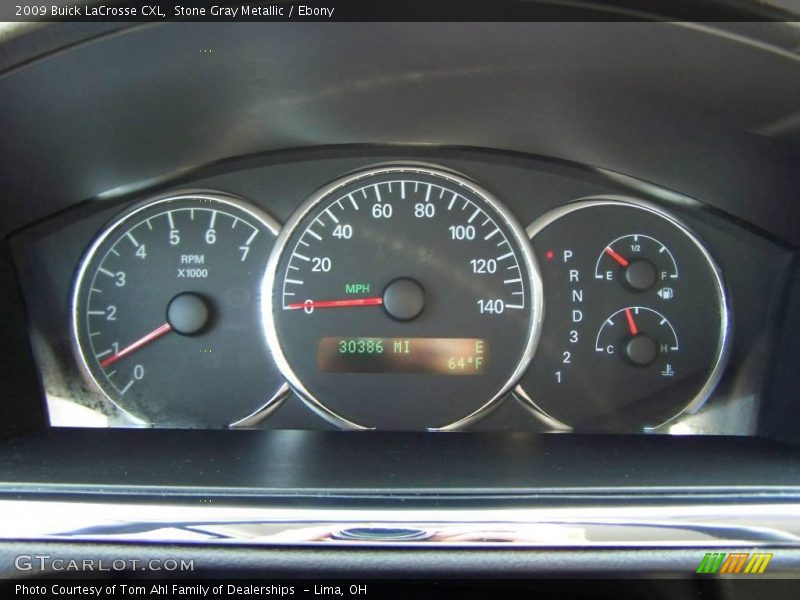 Stone Gray Metallic / Ebony 2009 Buick LaCrosse CXL