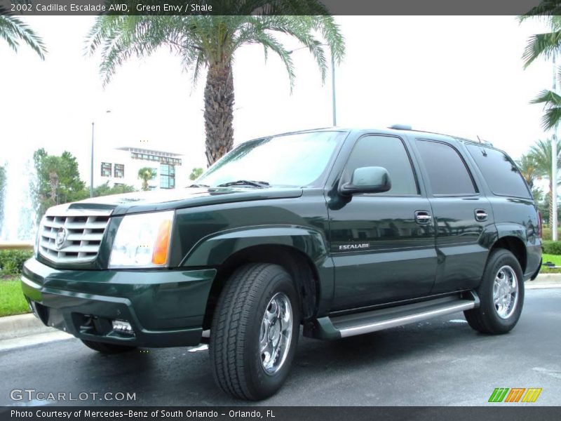 Green Envy / Shale 2002 Cadillac Escalade AWD
