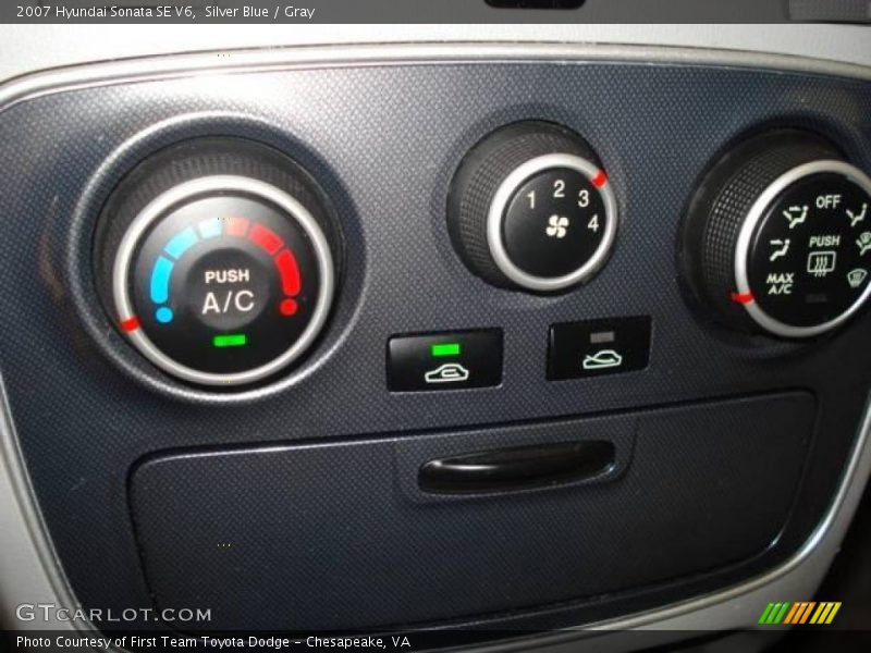 Silver Blue / Gray 2007 Hyundai Sonata SE V6