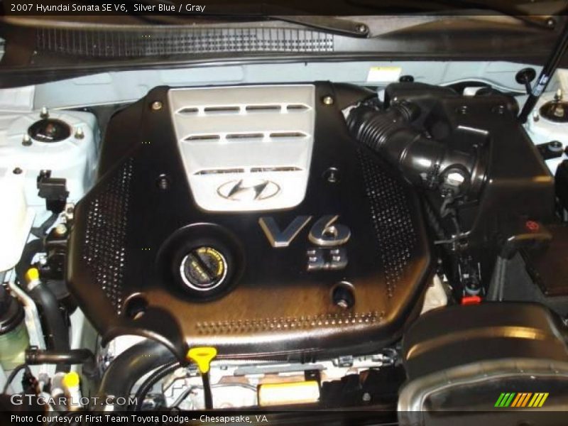 Silver Blue / Gray 2007 Hyundai Sonata SE V6