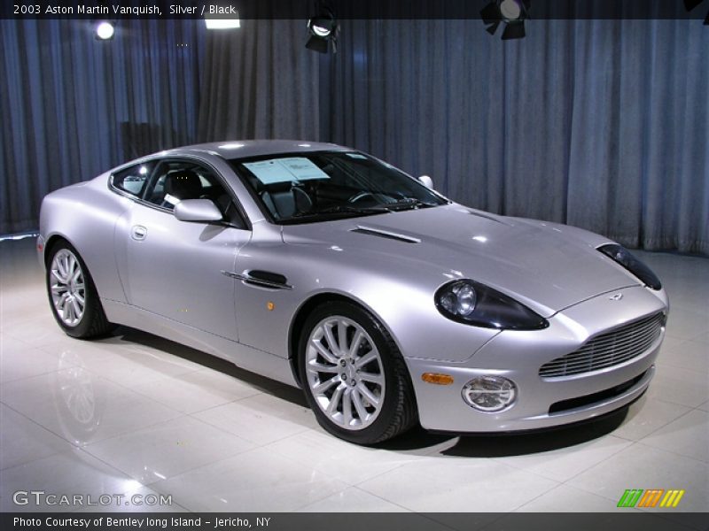 Silver / Black 2003 Aston Martin Vanquish