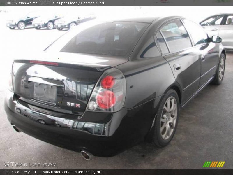 Super Black / Charcoal/Red 2006 Nissan Altima 3.5 SE-R