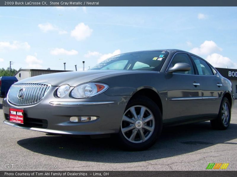 Stone Gray Metallic / Neutral 2009 Buick LaCrosse CX