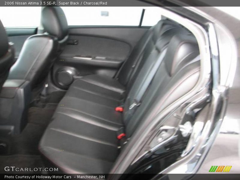 Super Black / Charcoal/Red 2006 Nissan Altima 3.5 SE-R