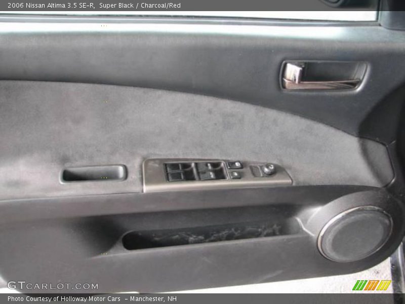 Super Black / Charcoal/Red 2006 Nissan Altima 3.5 SE-R