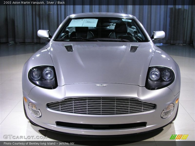 Silver / Black 2003 Aston Martin Vanquish