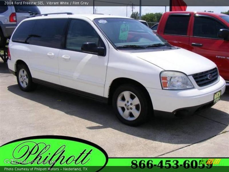 Vibrant White / Flint Grey 2004 Ford Freestar SES