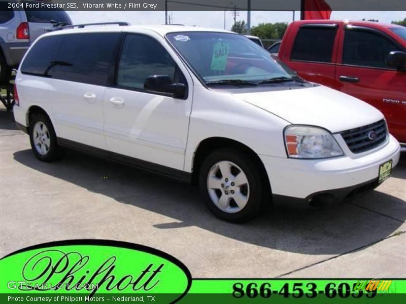 Vibrant White / Flint Grey 2004 Ford Freestar SES