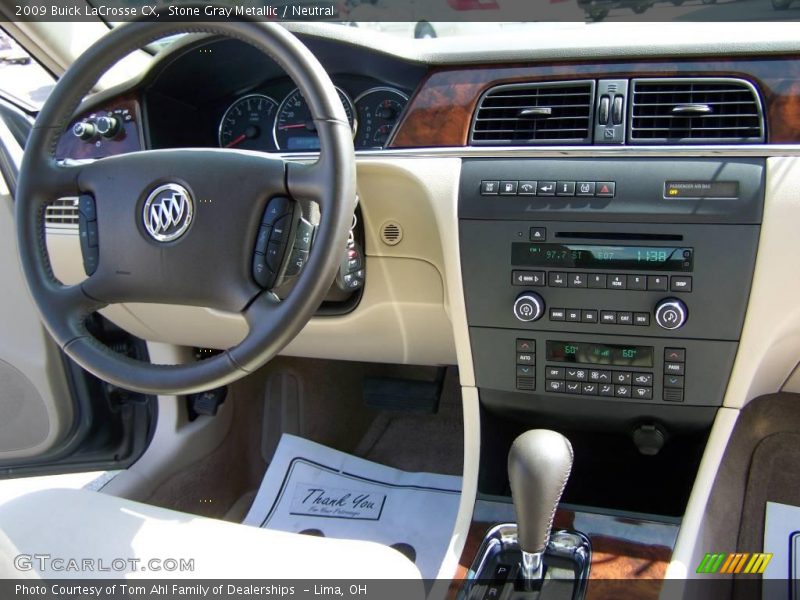 Stone Gray Metallic / Neutral 2009 Buick LaCrosse CX