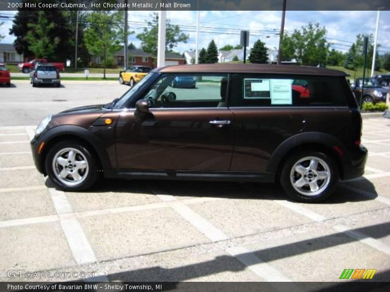 Hot Chocolate Metallic / Malt Brown 2008 Mini Cooper Clubman
