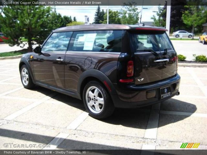 Hot Chocolate Metallic / Malt Brown 2008 Mini Cooper Clubman