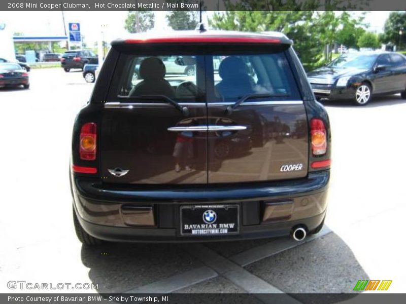Hot Chocolate Metallic / Malt Brown 2008 Mini Cooper Clubman