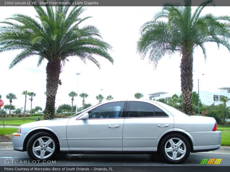 Silver Frost Metallic / Light Graphite 2000 Lincoln LS V8