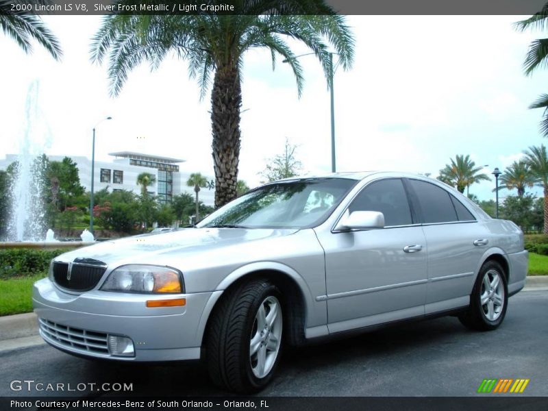 Silver Frost Metallic / Light Graphite 2000 Lincoln LS V8