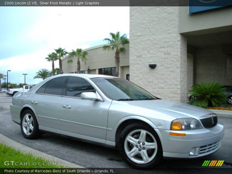 Silver Frost Metallic / Light Graphite 2000 Lincoln LS V8