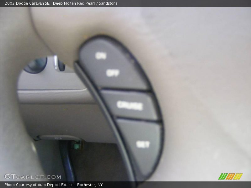 Deep Molten Red Pearl / Sandstone 2003 Dodge Caravan SE