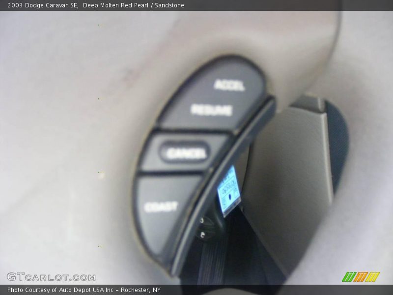 Deep Molten Red Pearl / Sandstone 2003 Dodge Caravan SE