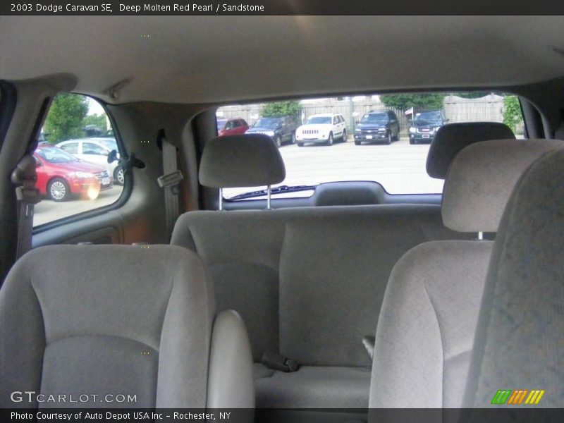 Deep Molten Red Pearl / Sandstone 2003 Dodge Caravan SE