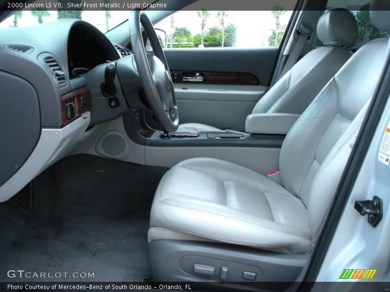 Silver Frost Metallic / Light Graphite 2000 Lincoln LS V8