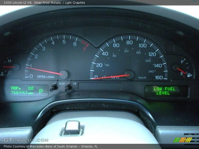 Silver Frost Metallic / Light Graphite 2000 Lincoln LS V8