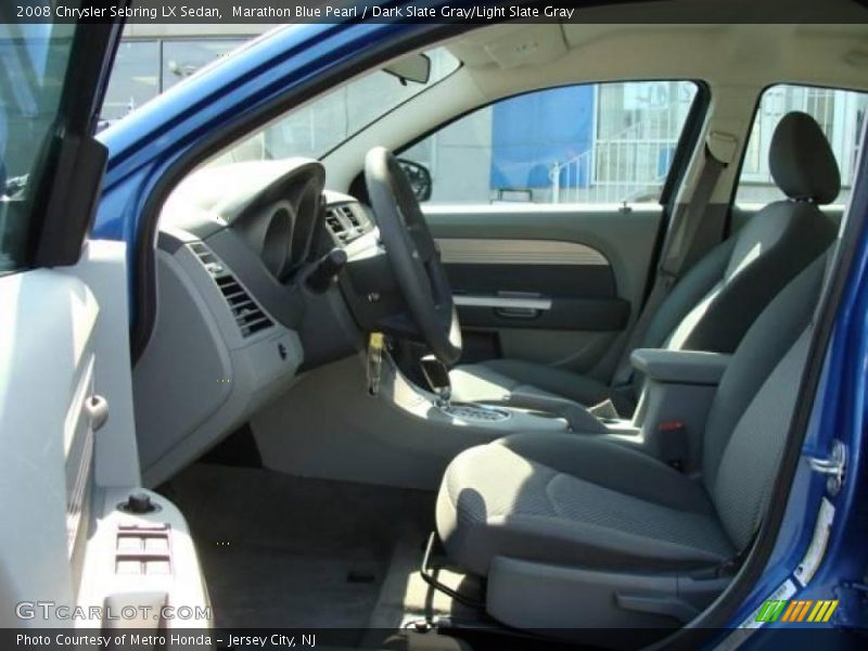 Marathon Blue Pearl / Dark Slate Gray/Light Slate Gray 2008 Chrysler Sebring LX Sedan