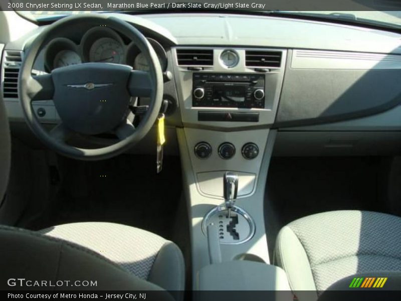 Marathon Blue Pearl / Dark Slate Gray/Light Slate Gray 2008 Chrysler Sebring LX Sedan