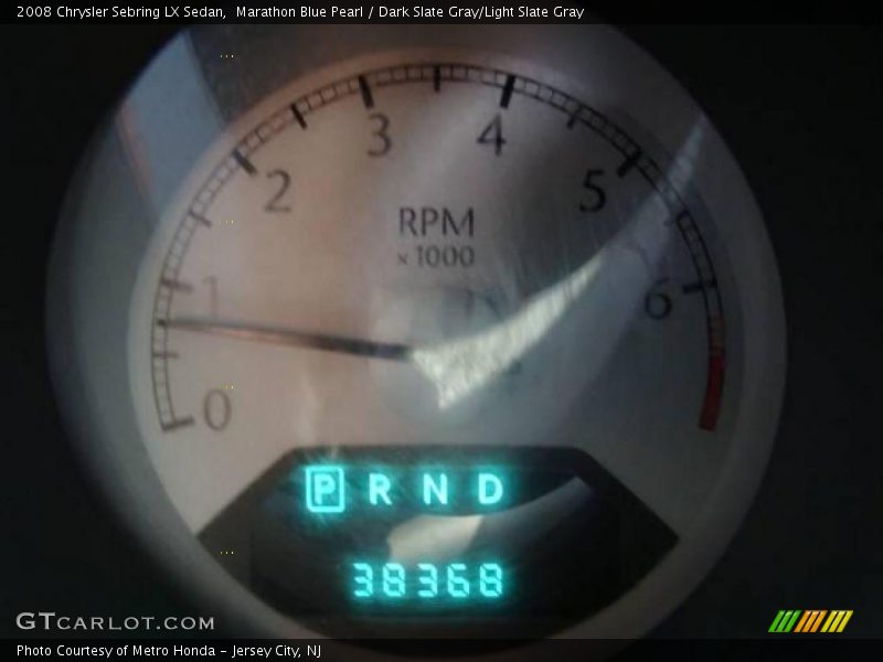 Marathon Blue Pearl / Dark Slate Gray/Light Slate Gray 2008 Chrysler Sebring LX Sedan