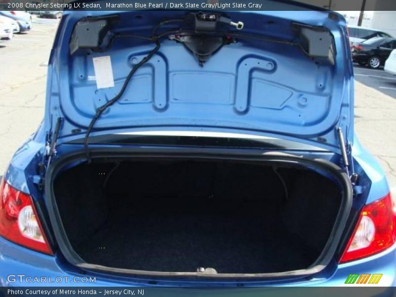 Marathon Blue Pearl / Dark Slate Gray/Light Slate Gray 2008 Chrysler Sebring LX Sedan