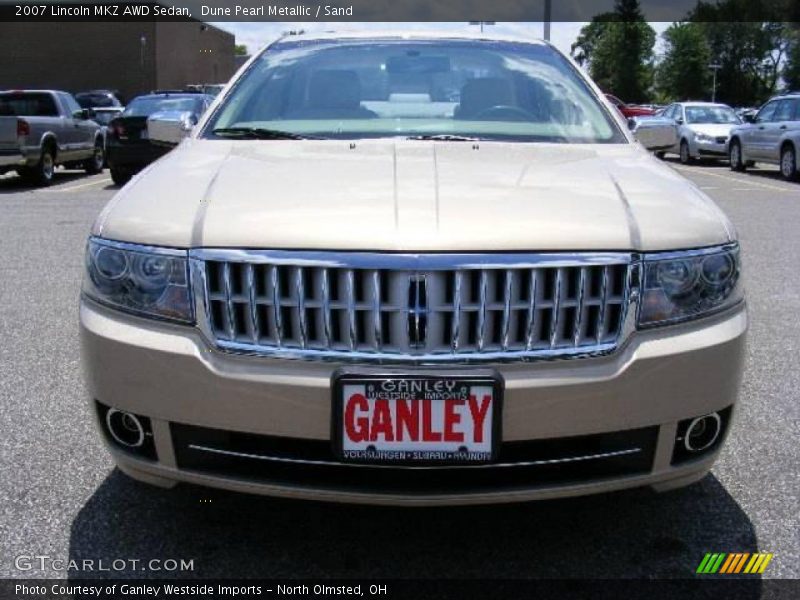 Dune Pearl Metallic / Sand 2007 Lincoln MKZ AWD Sedan